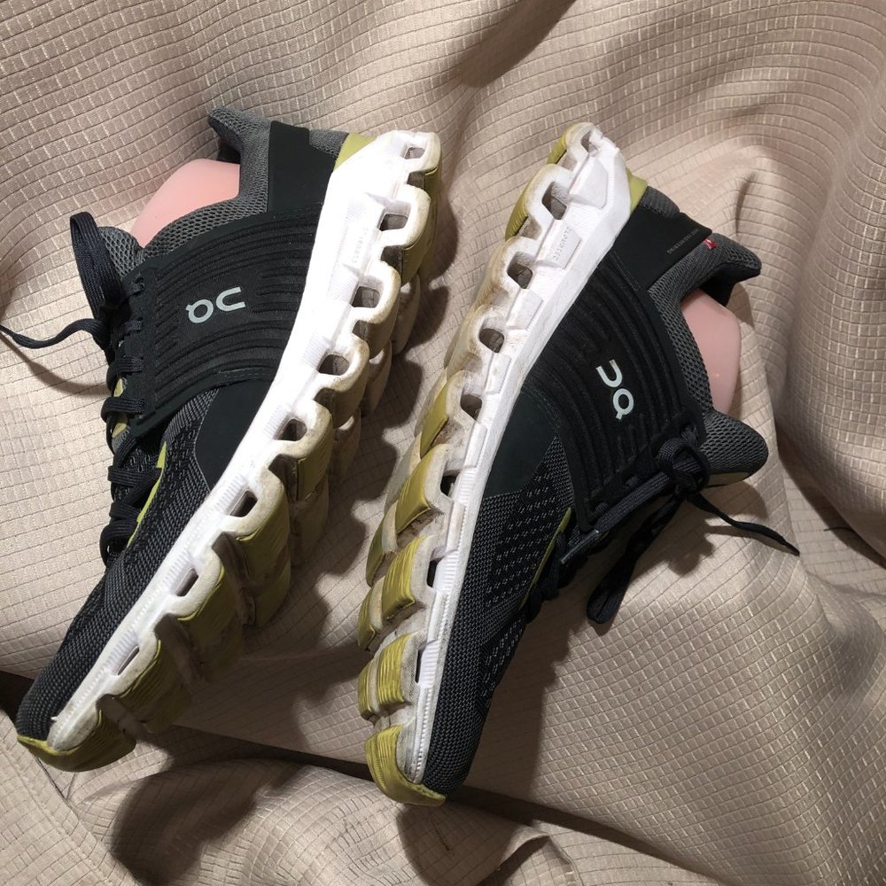 On Running Cloudswift Men Charcoal Gray And Yello… - image 7